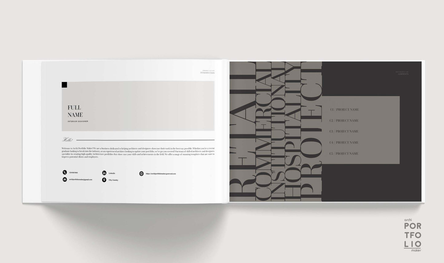 Interior Design, PR communications, and Branding Template 40