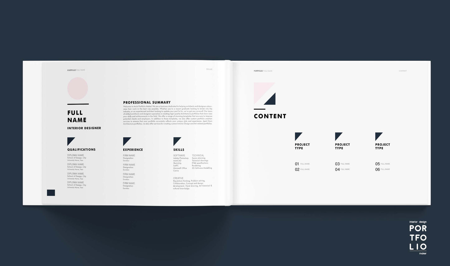 Interior Design Portfolio Template 13