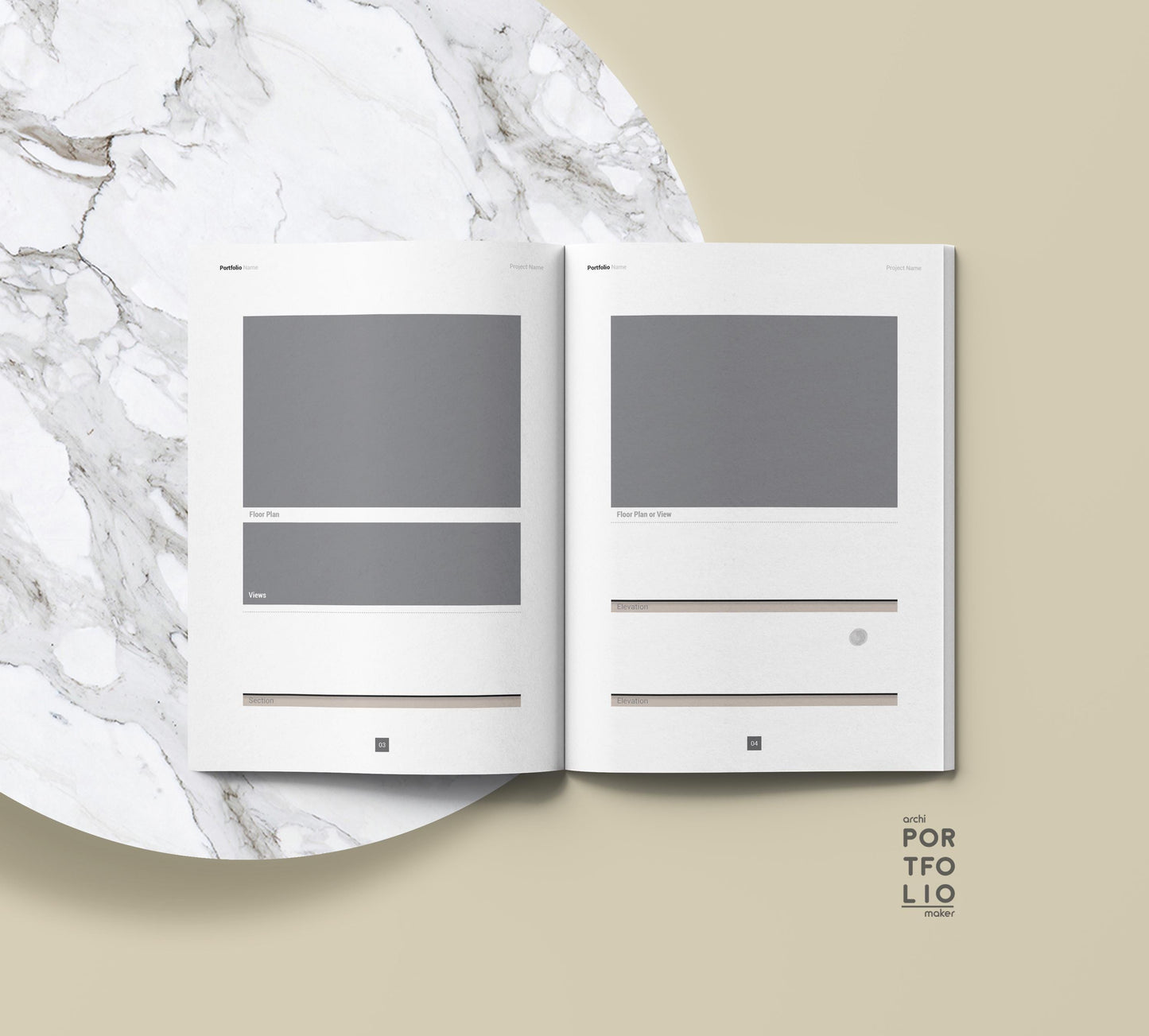 Architectural & Interior Design Portfolio Template 2