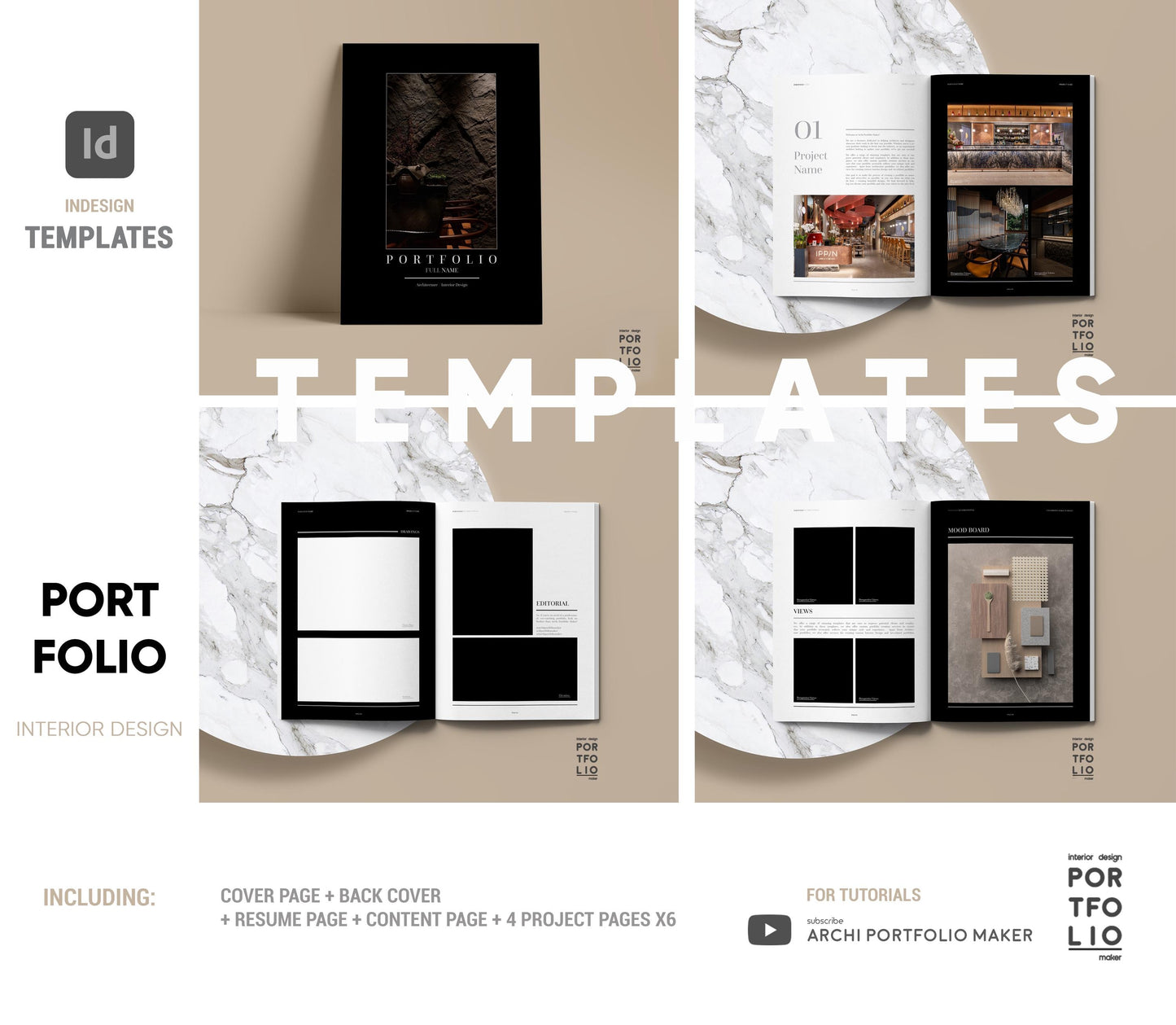 Interior Design Portfolio Template 4