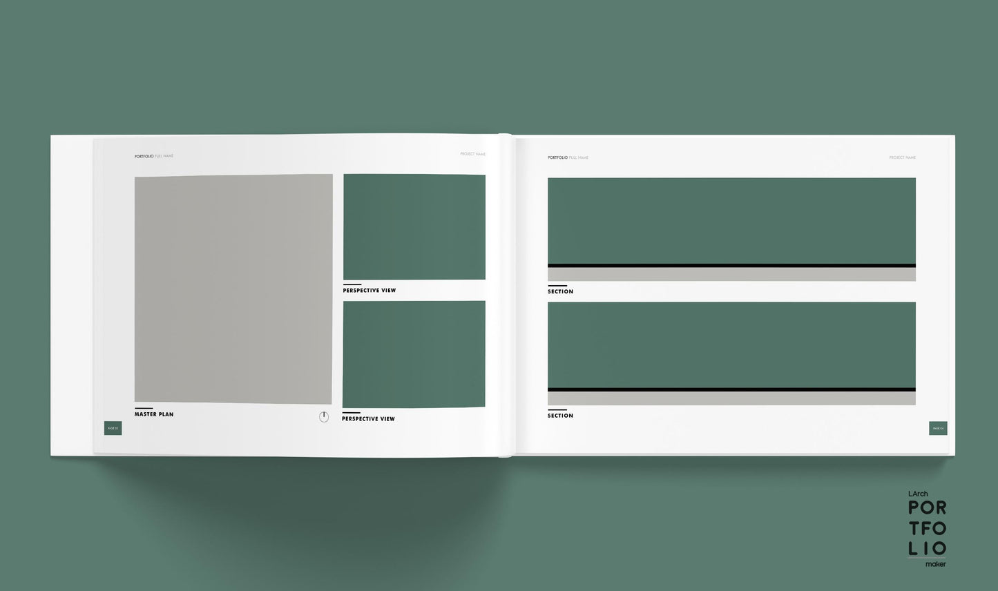 Landscape Architecture Portfolio Template 1
