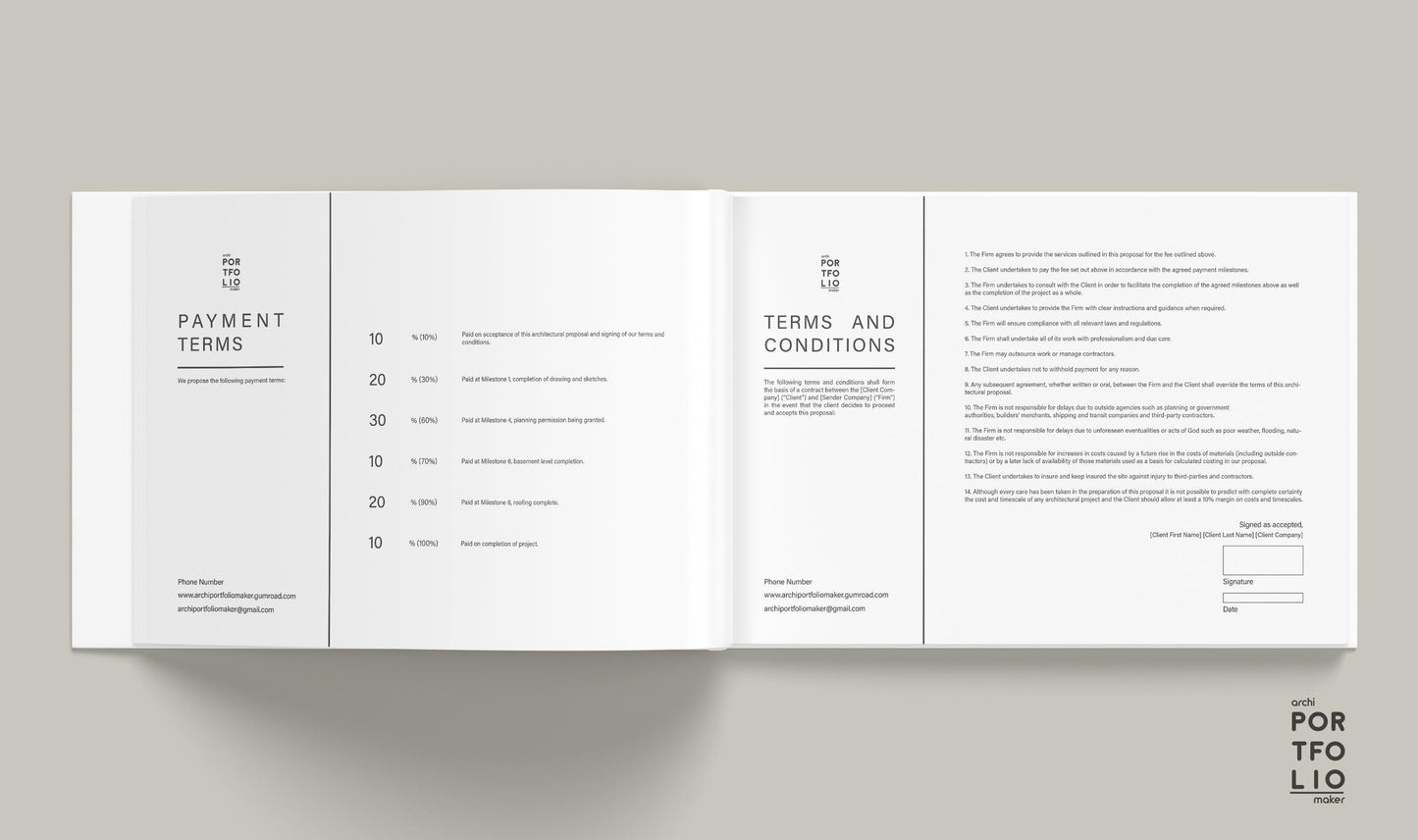 Architectural & Interior Design Proposal Template