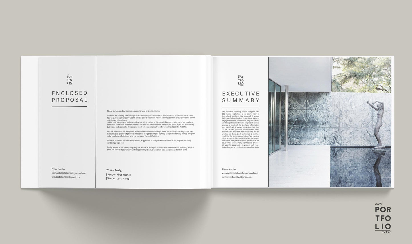 Architectural & Interior Design Proposal Template