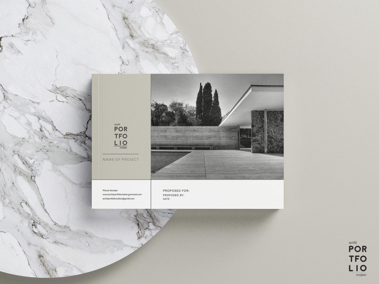 Architectural & Interior Design Proposal Template