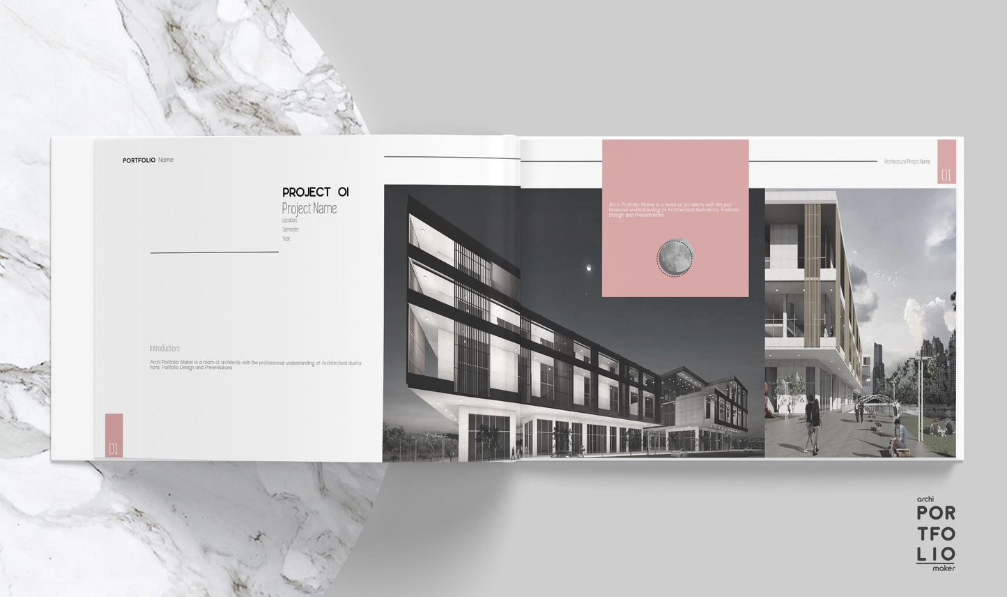 Architectural & Interior Design Portfolio Template 1