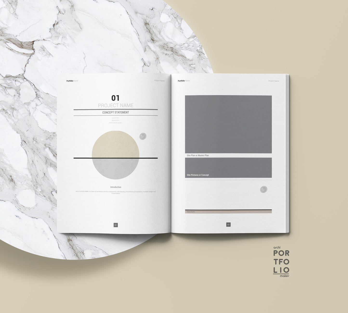 Architectural & Interior Design Portfolio Template 2