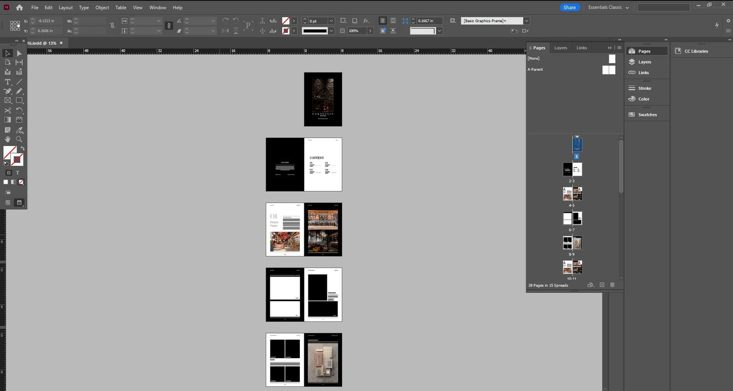 Interior Design Portfolio Template 4