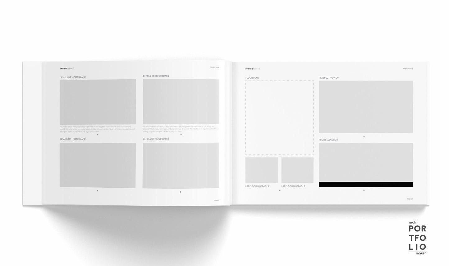 Interior Design Portfolio Template 7