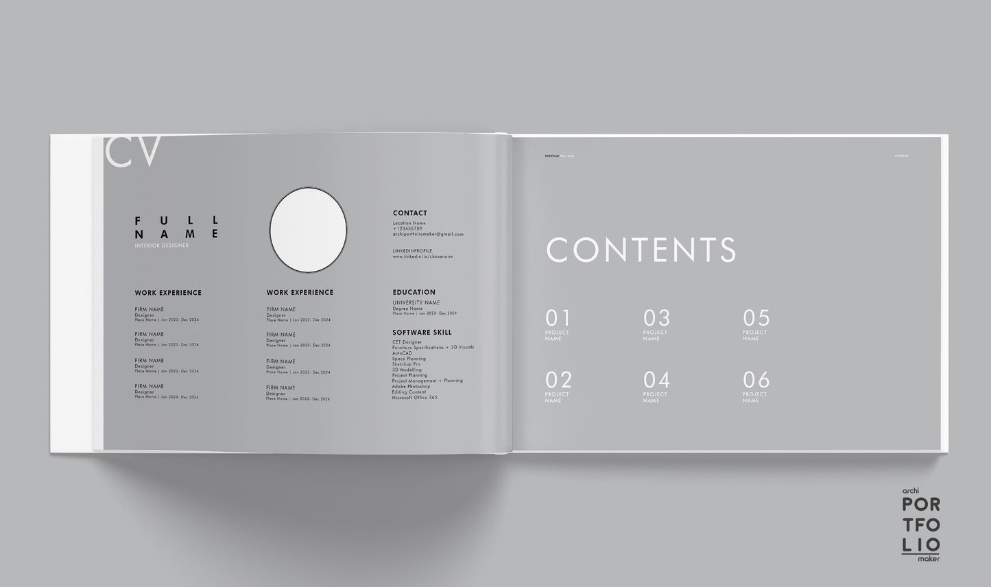 Architectural & Interior Design Portfolio Template 24