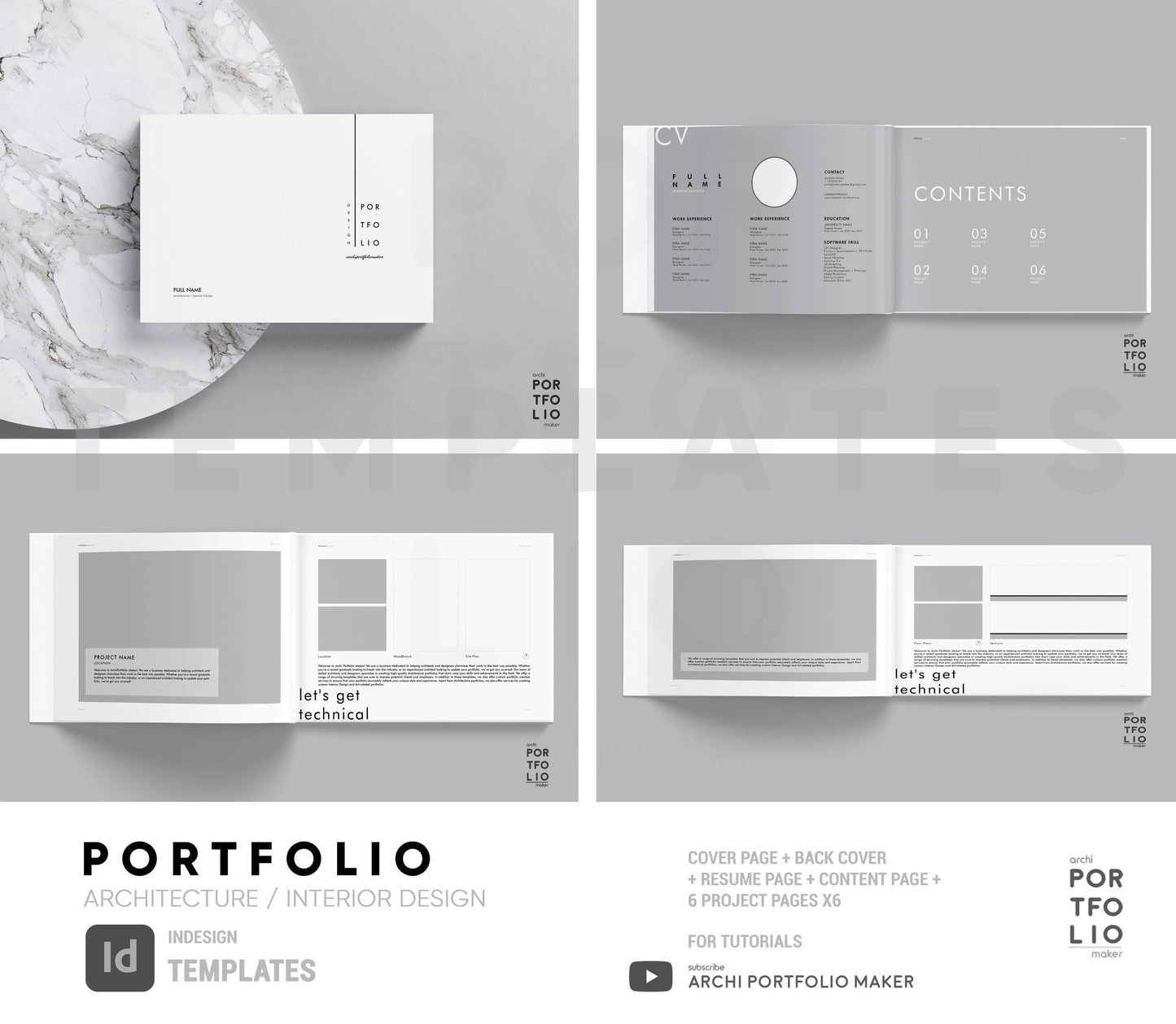 Architectural & Interior Design Portfolio Template 24