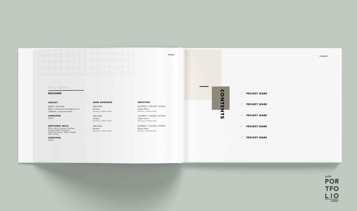 Architectural & Interior Design Portfolio Template 23