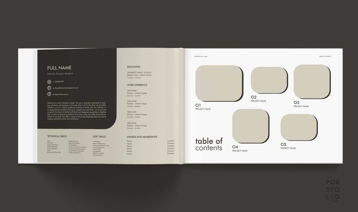 Architecture & Interior Design Portfolio Template 39
