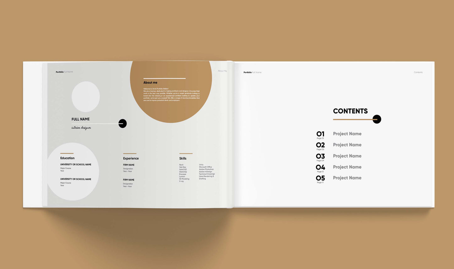 Interior Design Portfolio Template 12