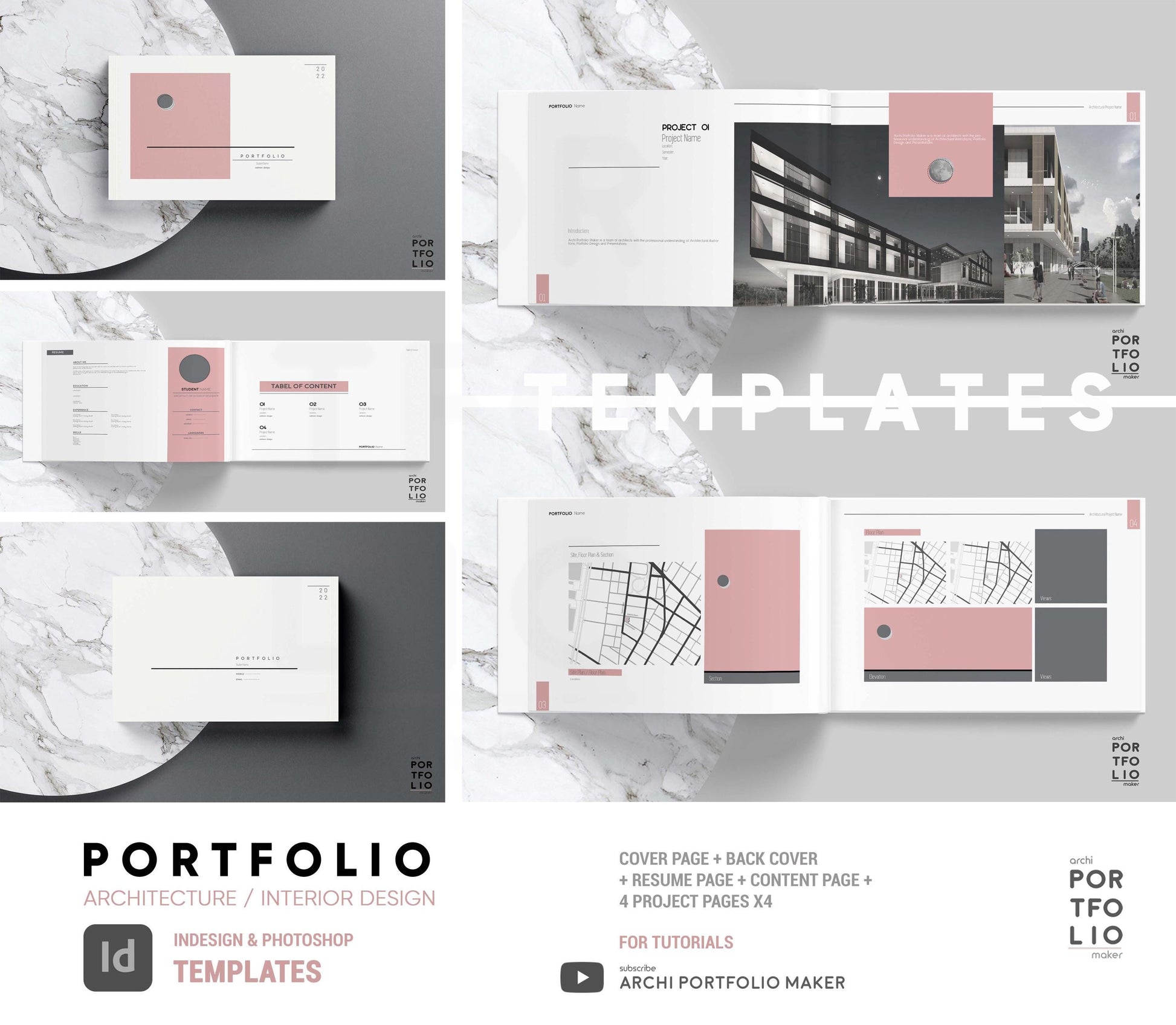 Architectural & Interior Design Portfolio Template 1