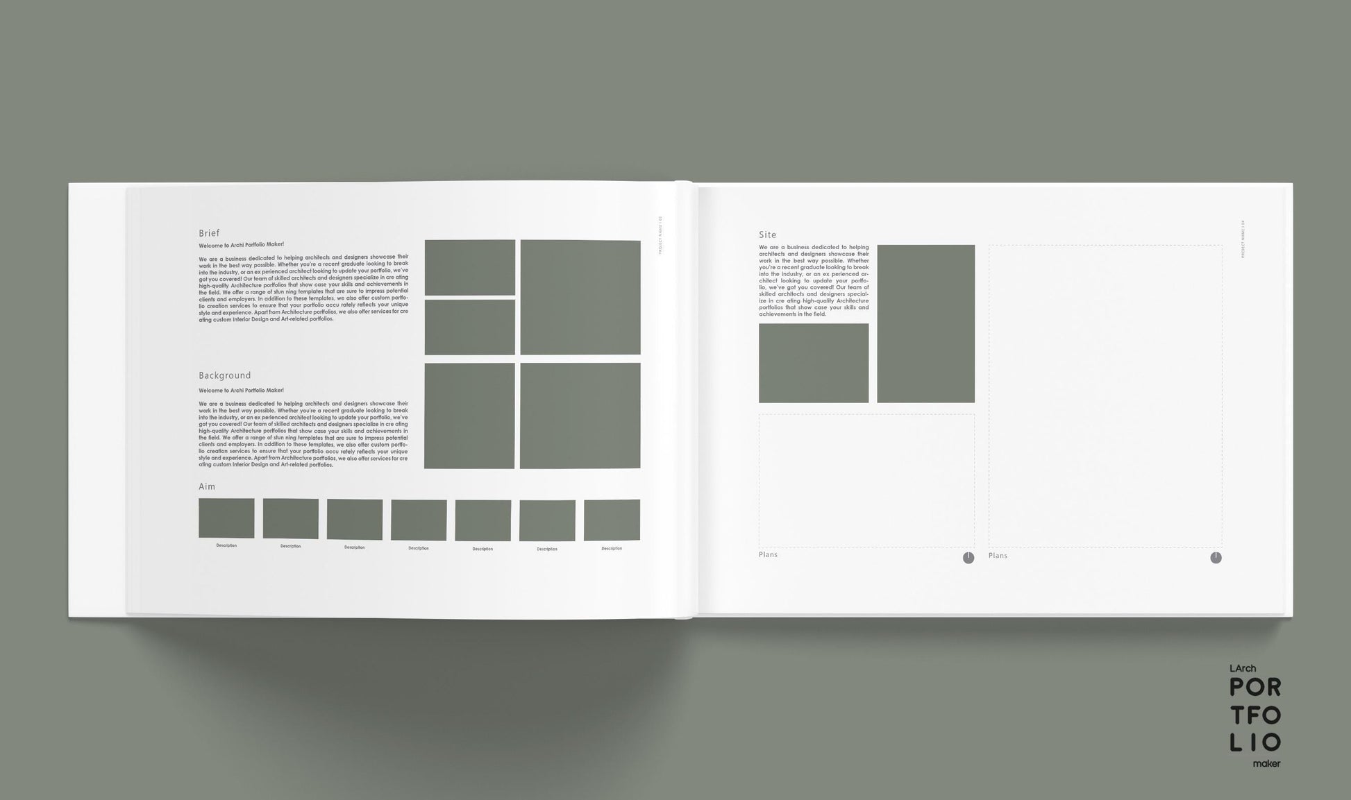 Landscape Architecture Portfolio Template 2