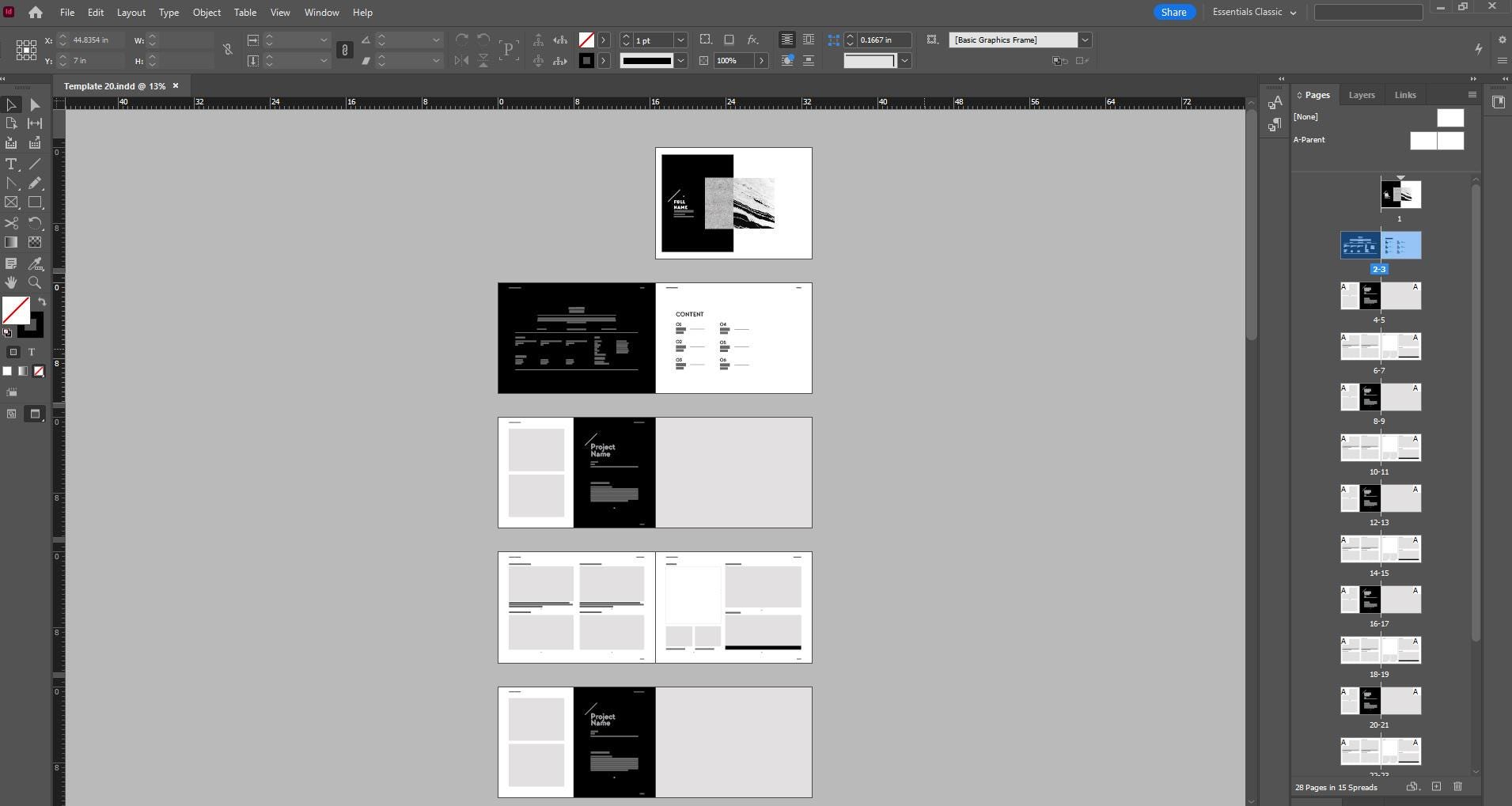 Interior Design Portfolio Template 7