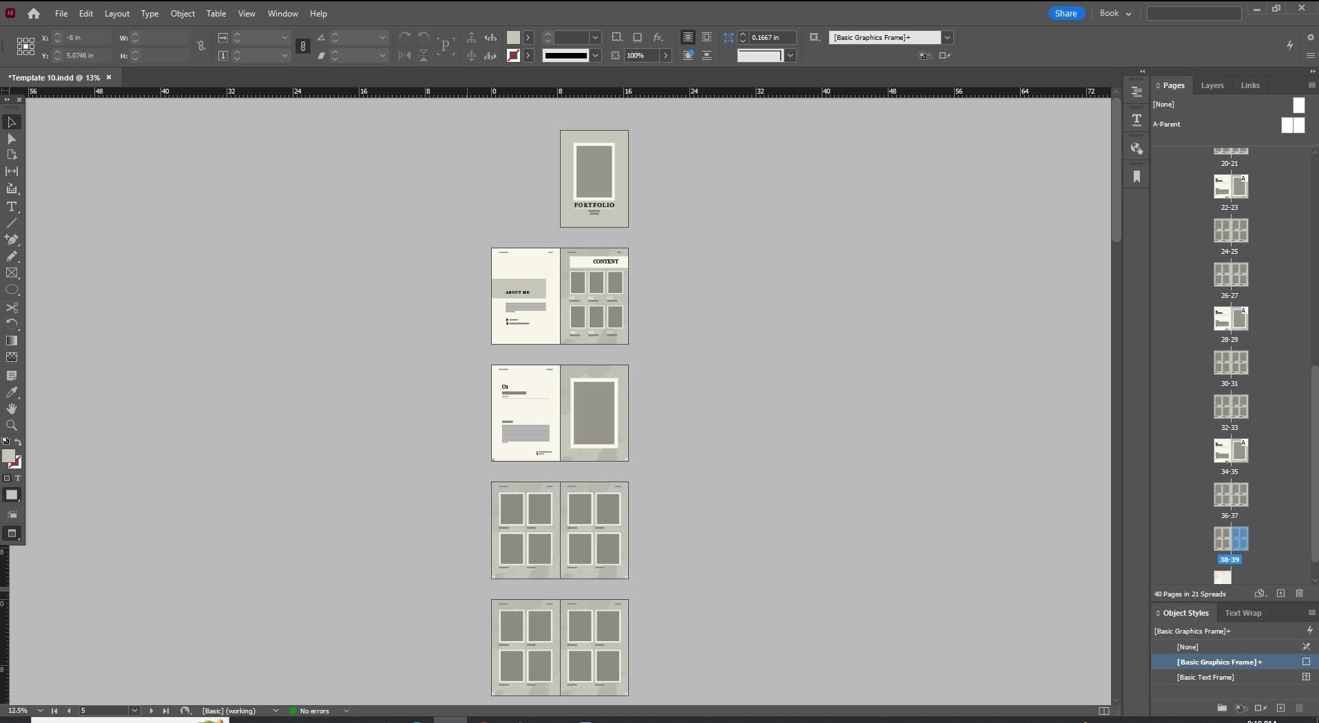 Interior Design Portfolio Template 10