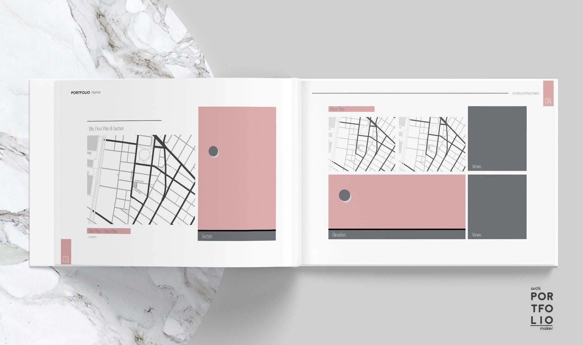 Architectural & Interior Design Portfolio Template 1