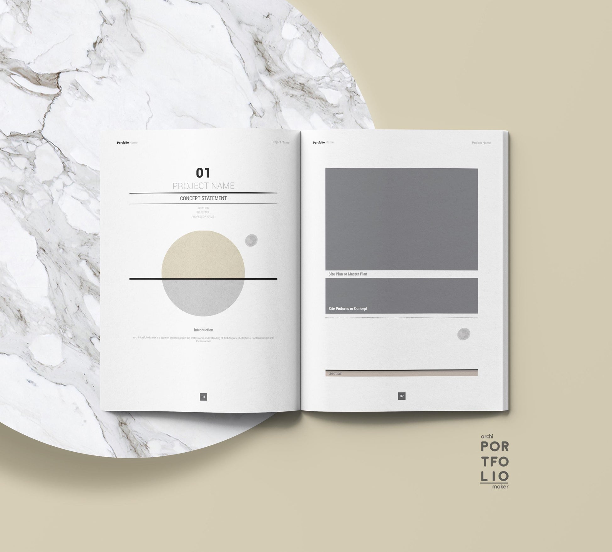 Architectural & Interior Design Portfolio Template 2