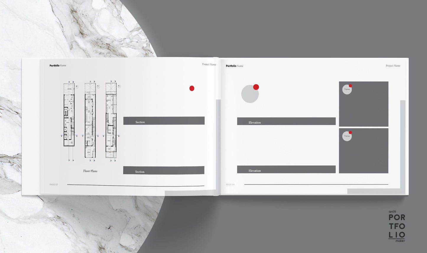 Architectural & Interior Design Portfolio Template 4
