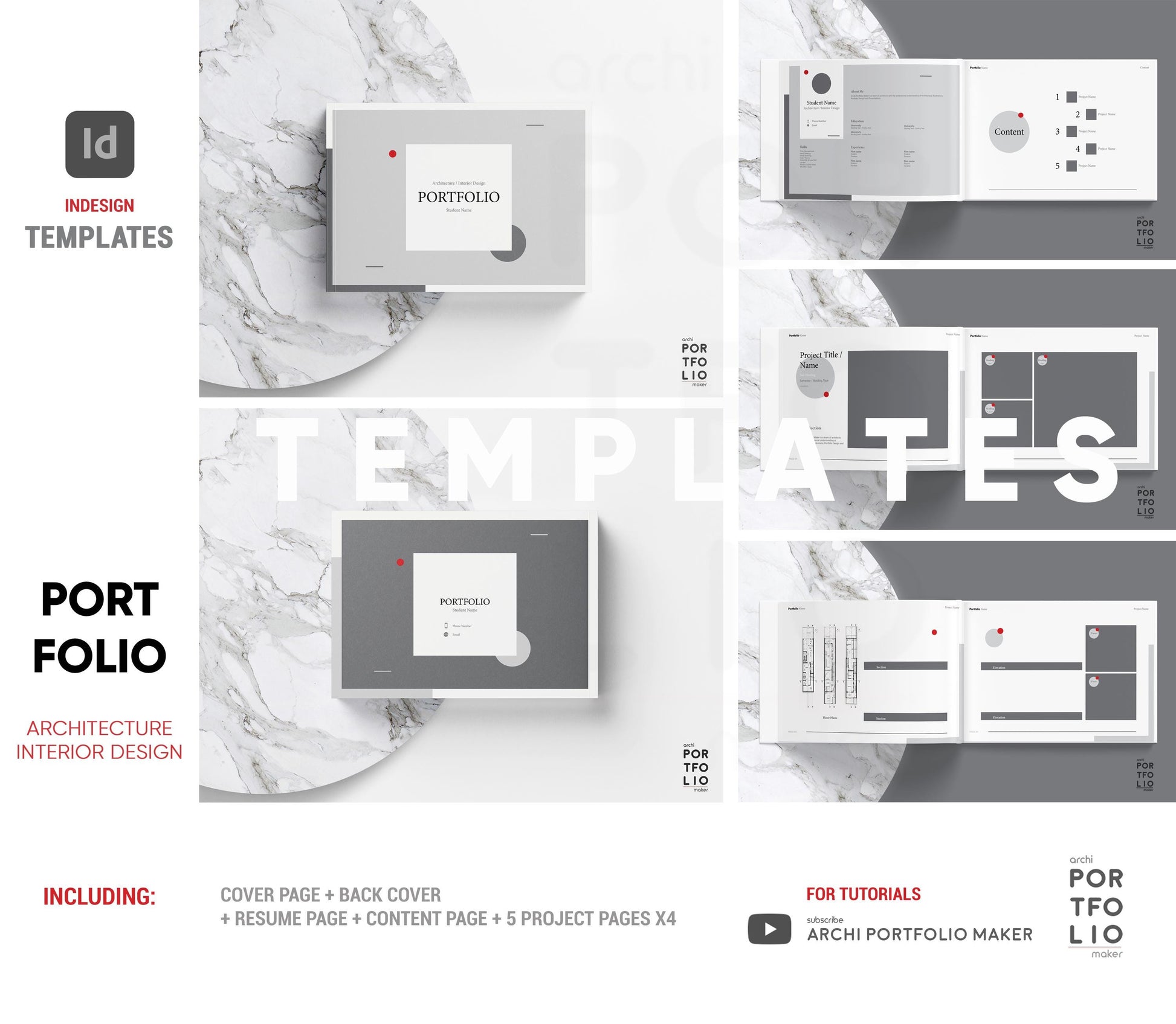 Architectural & Interior Design Portfolio Template 4