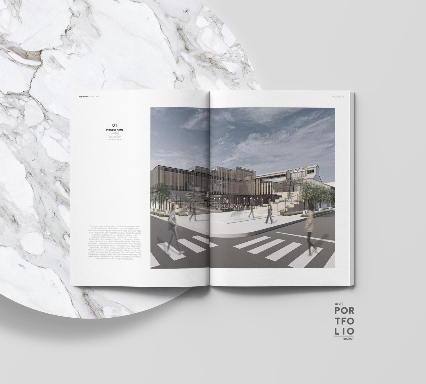 Architectural & Interior Design Portfolio Template 7