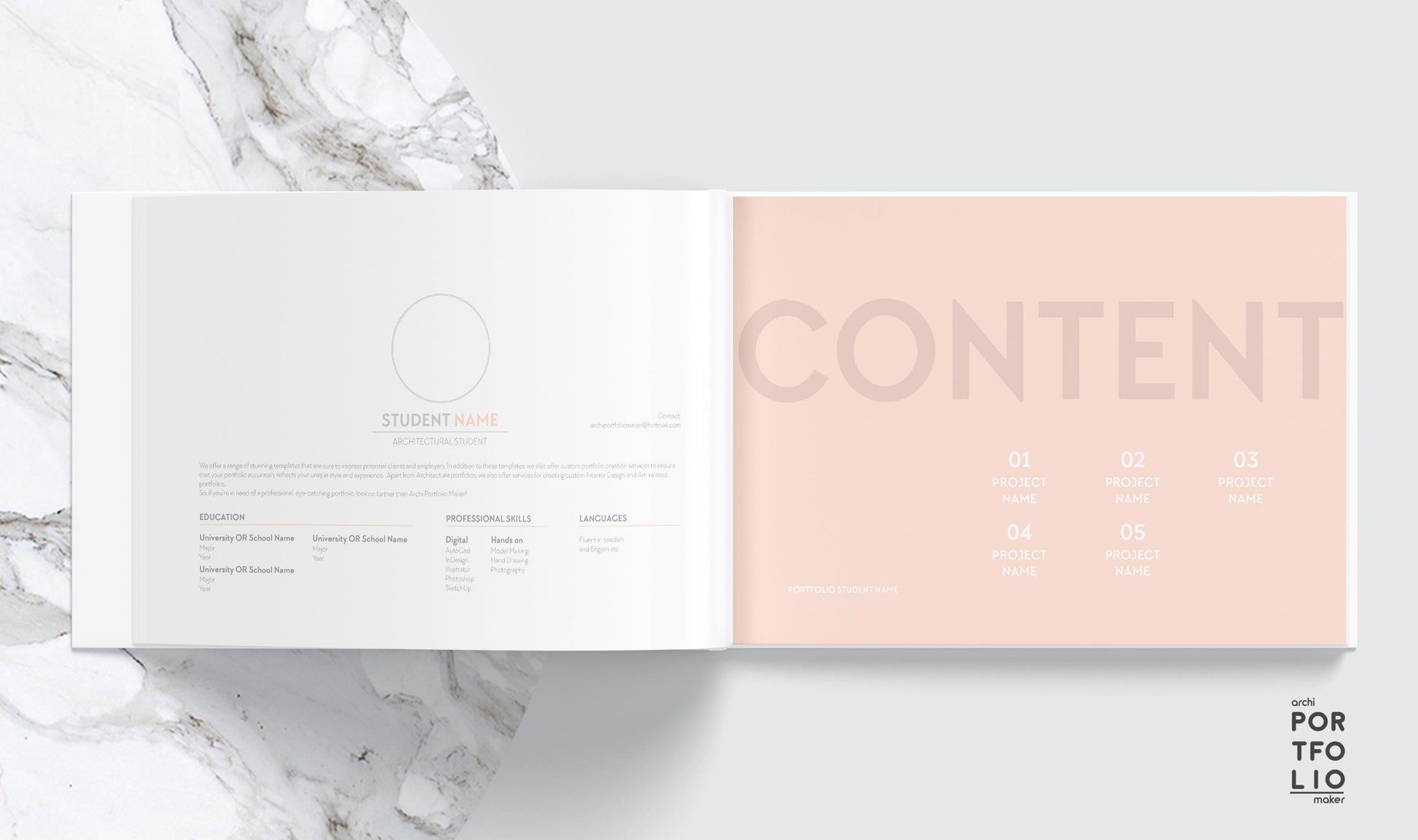 Architectural & Interior Design Portfolio Template 11