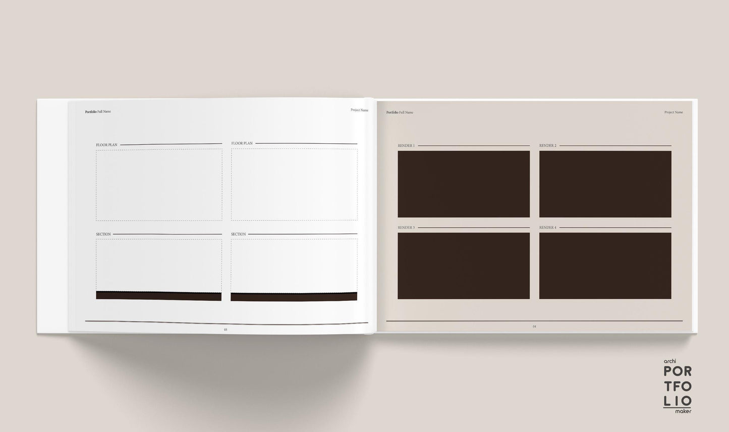 Interior Design Portfolio Template 3