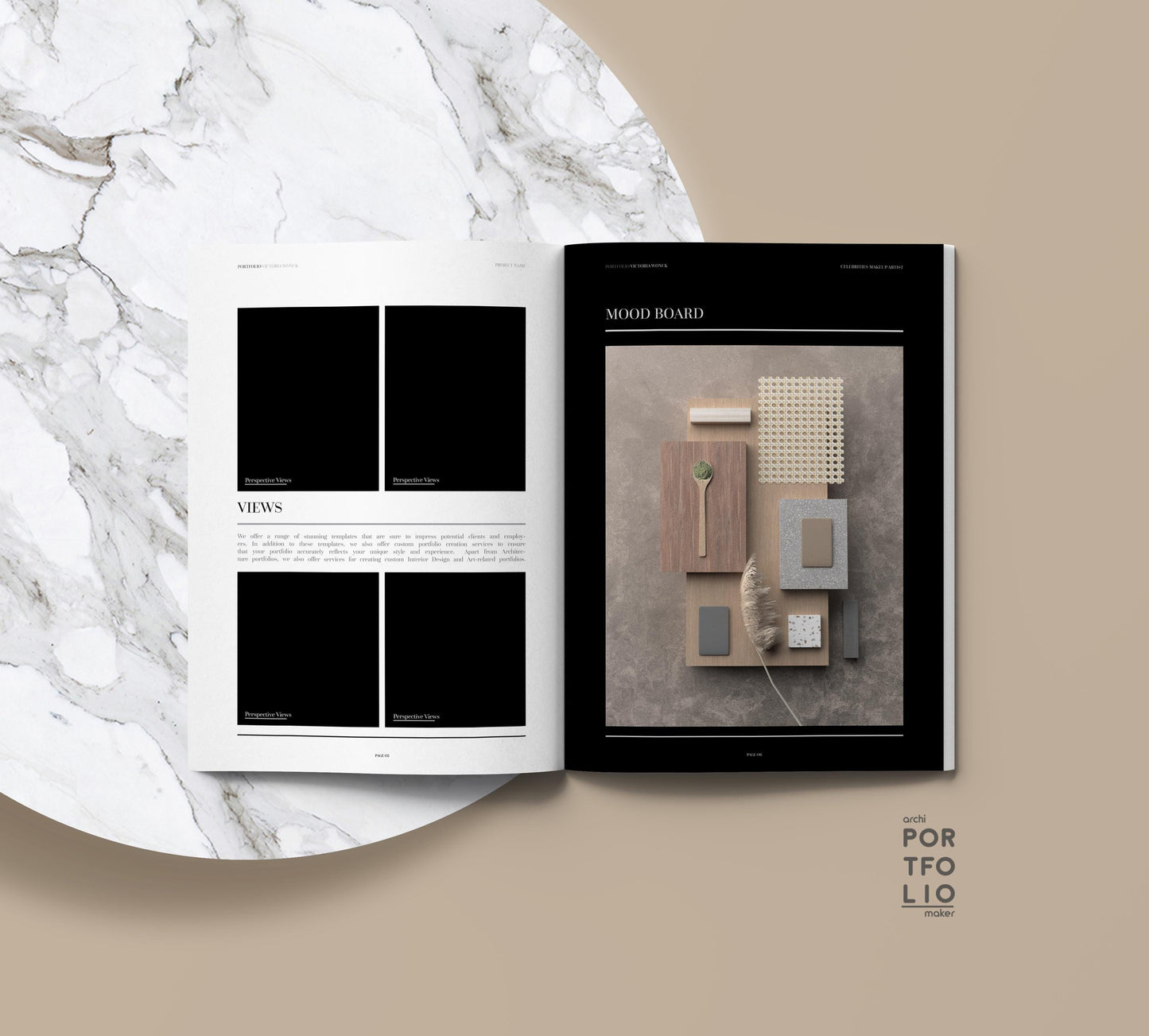 Interior Design Portfolio Template 4