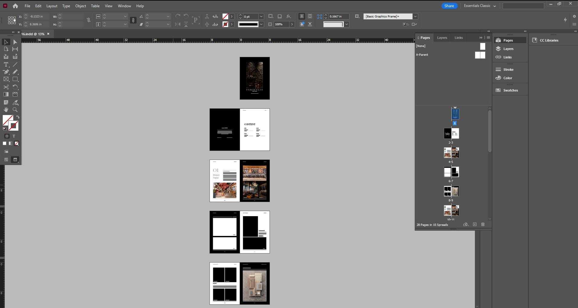 Interior Design Portfolio Template 4