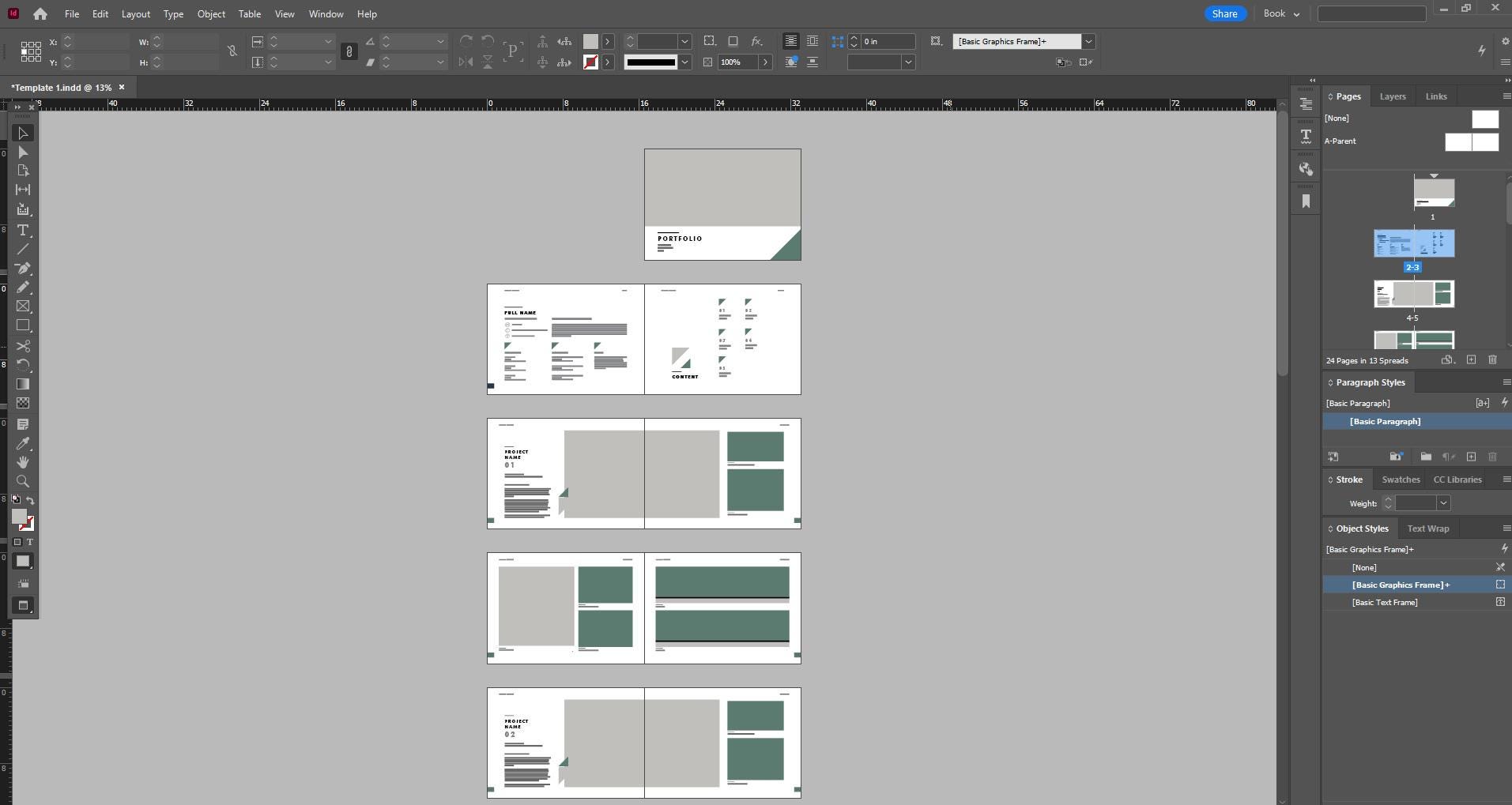 Landscape Architecture Portfolio Template 1