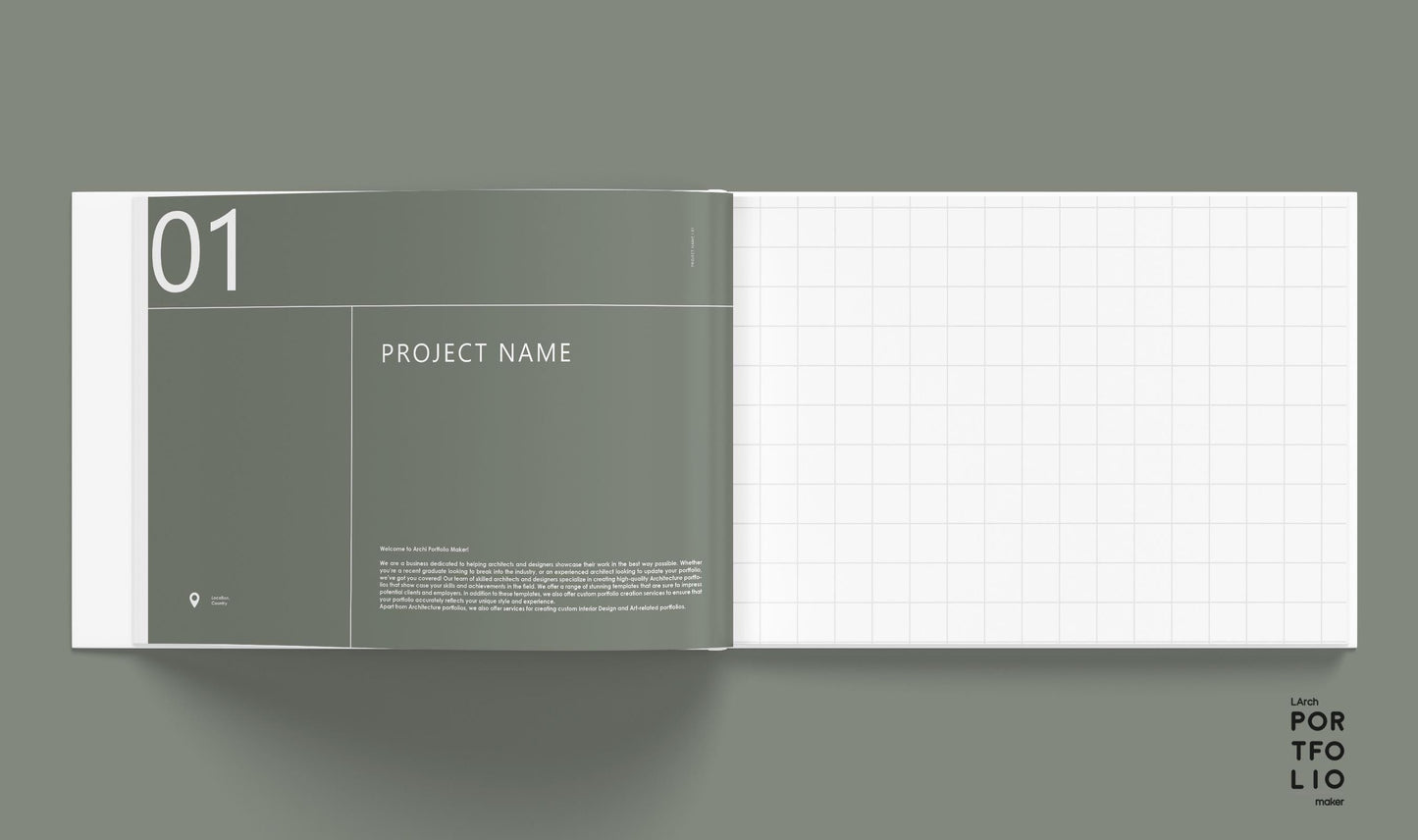 Landscape Architecture Portfolio Template 2