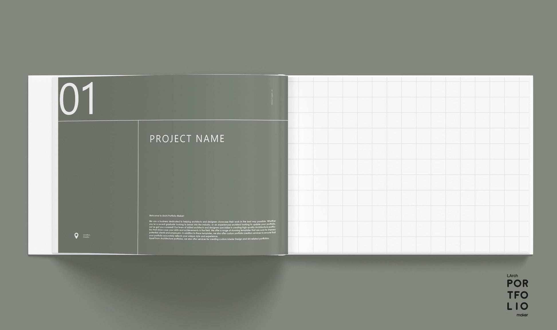 Landscape Architecture Portfolio Template 2