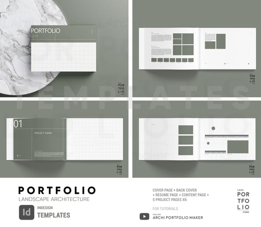 Landscape Architecture Portfolio Template 2