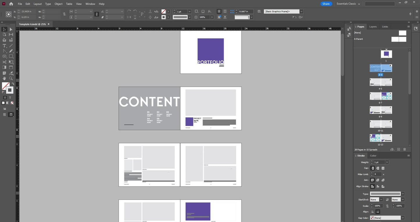 Interior Design Portfolio Template 6