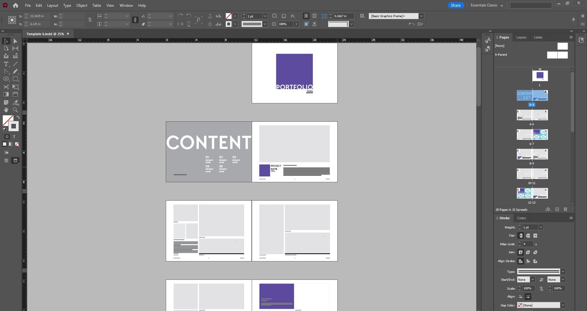 Interior Design Portfolio Template 6