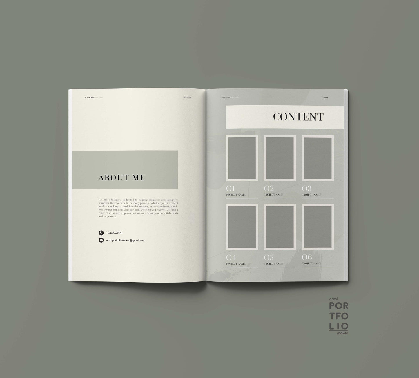 Interior Design Portfolio Template 10