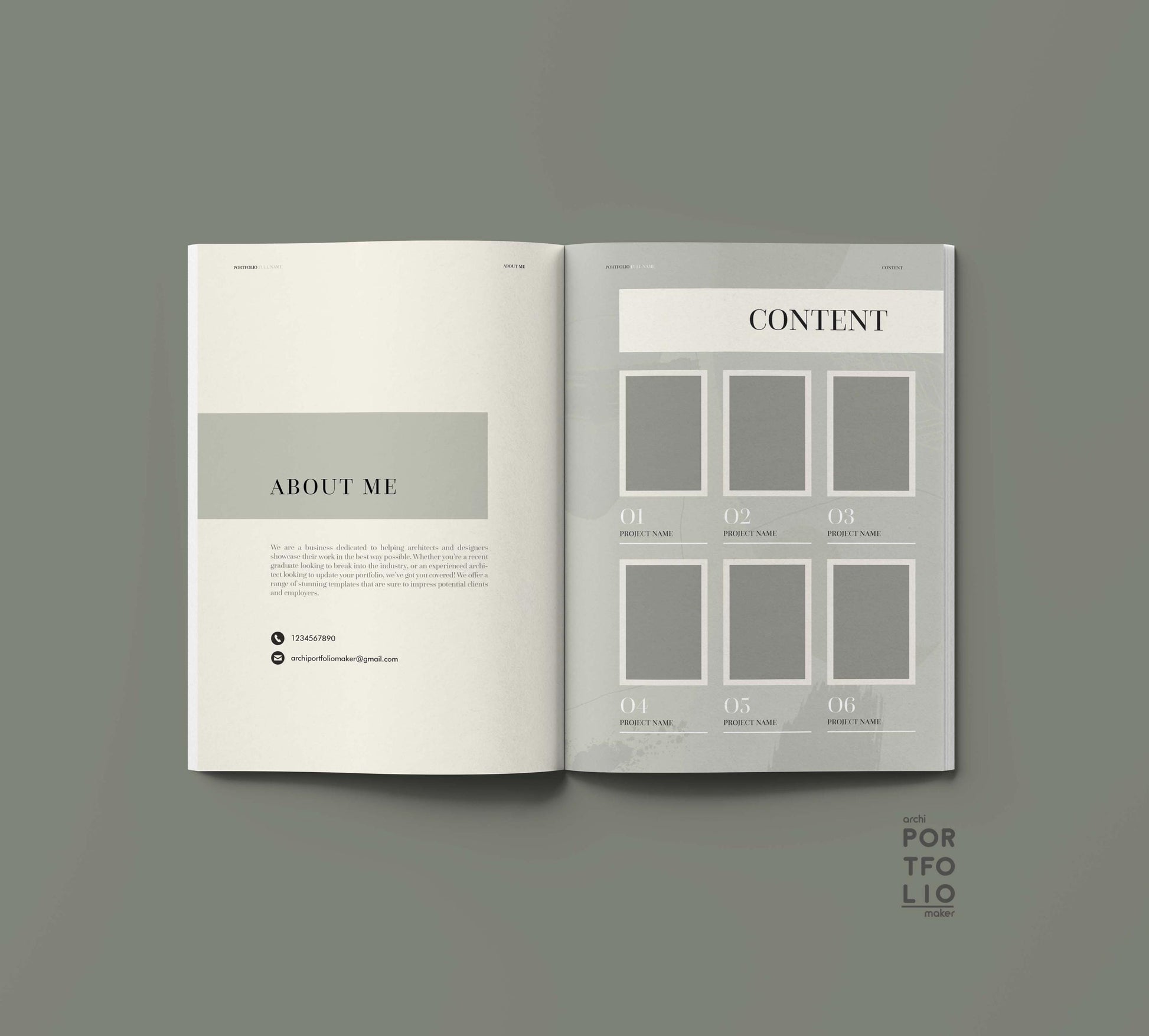 Interior Design Portfolio Template 10