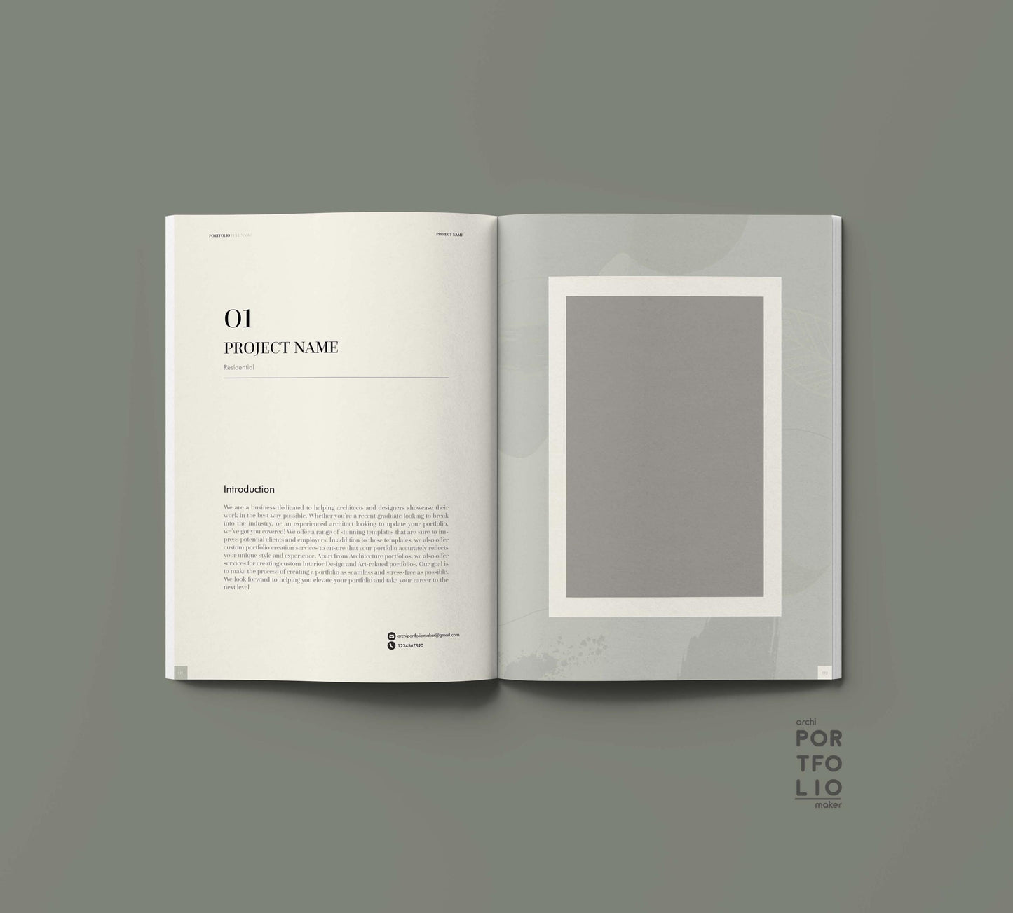 Interior Design Portfolio Template 10