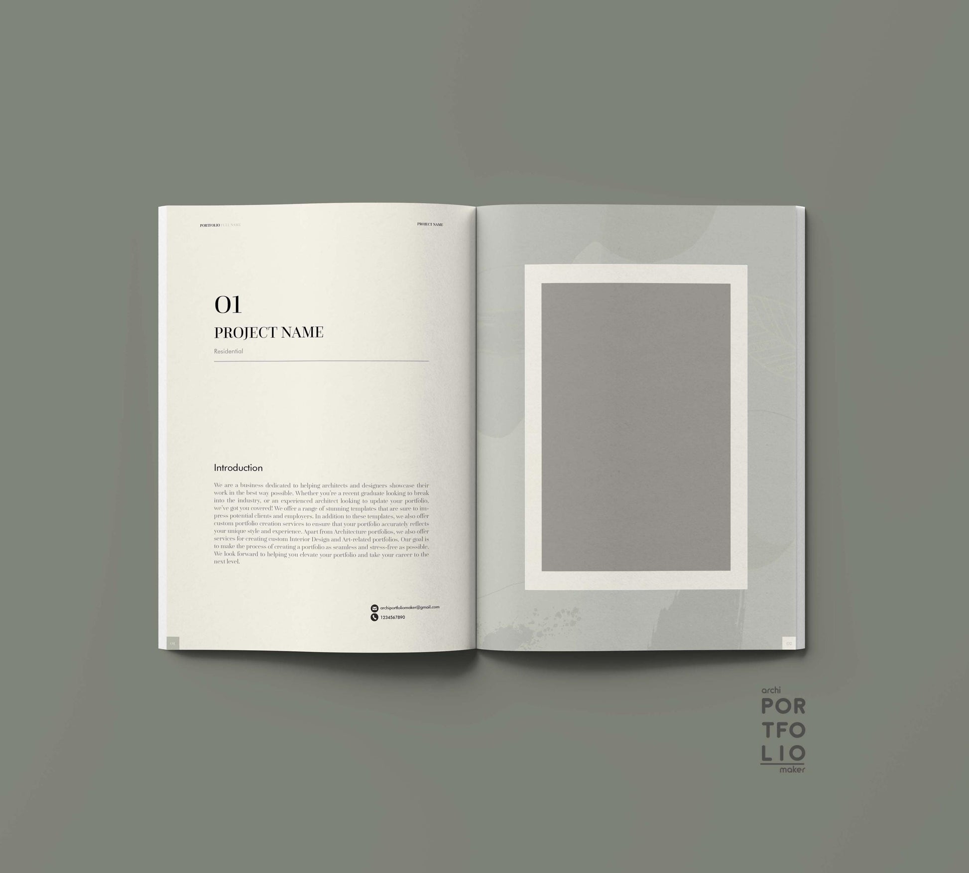 Interior Design Portfolio Template 10