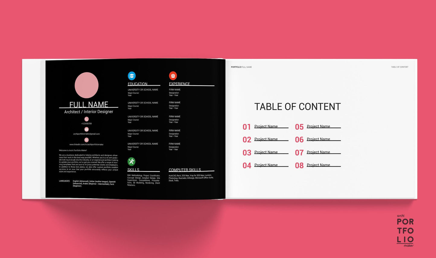 Architectural & Interior Design Portfolio Template 21