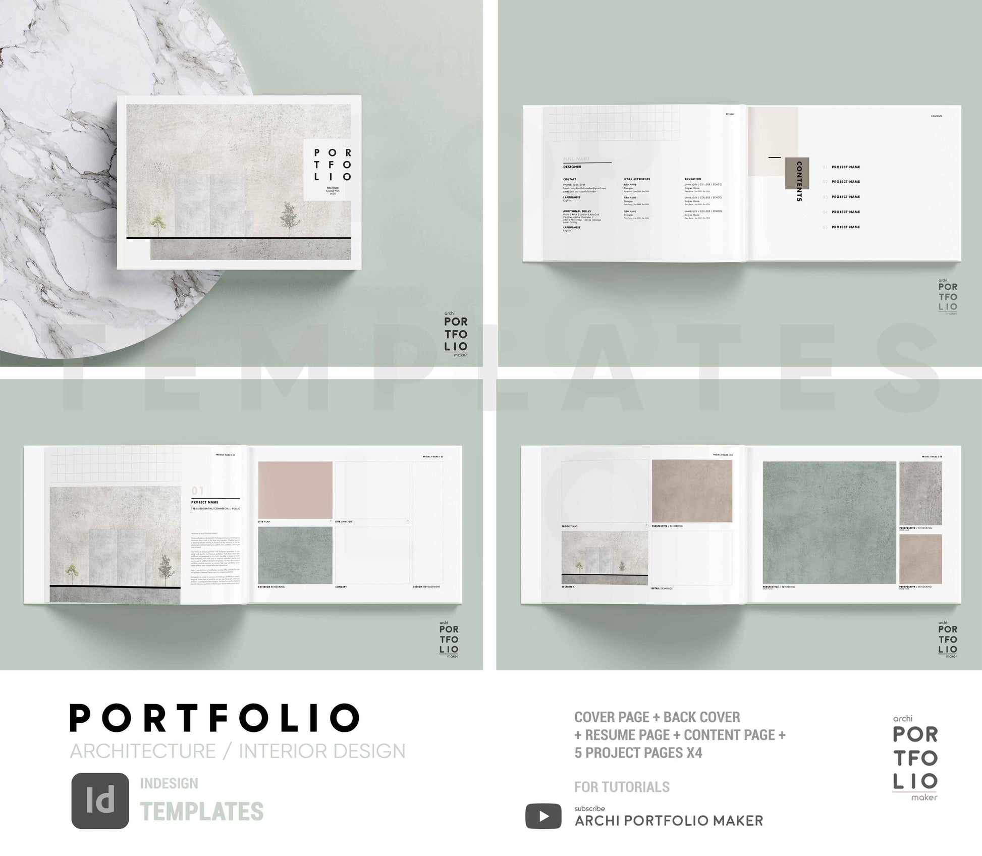 Architectural & Interior Design Portfolio Template 23