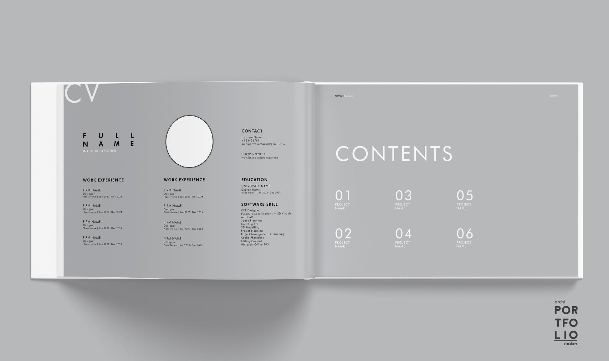 Architectural & Interior Design Portfolio Template 24