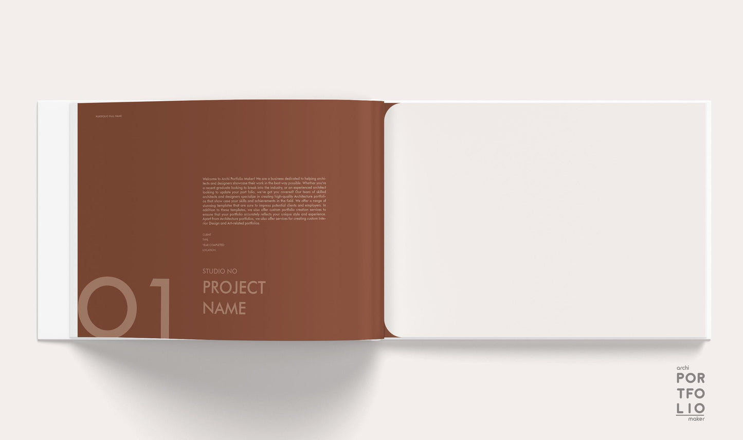 Architectural & Interior Design Portfolio Template 27