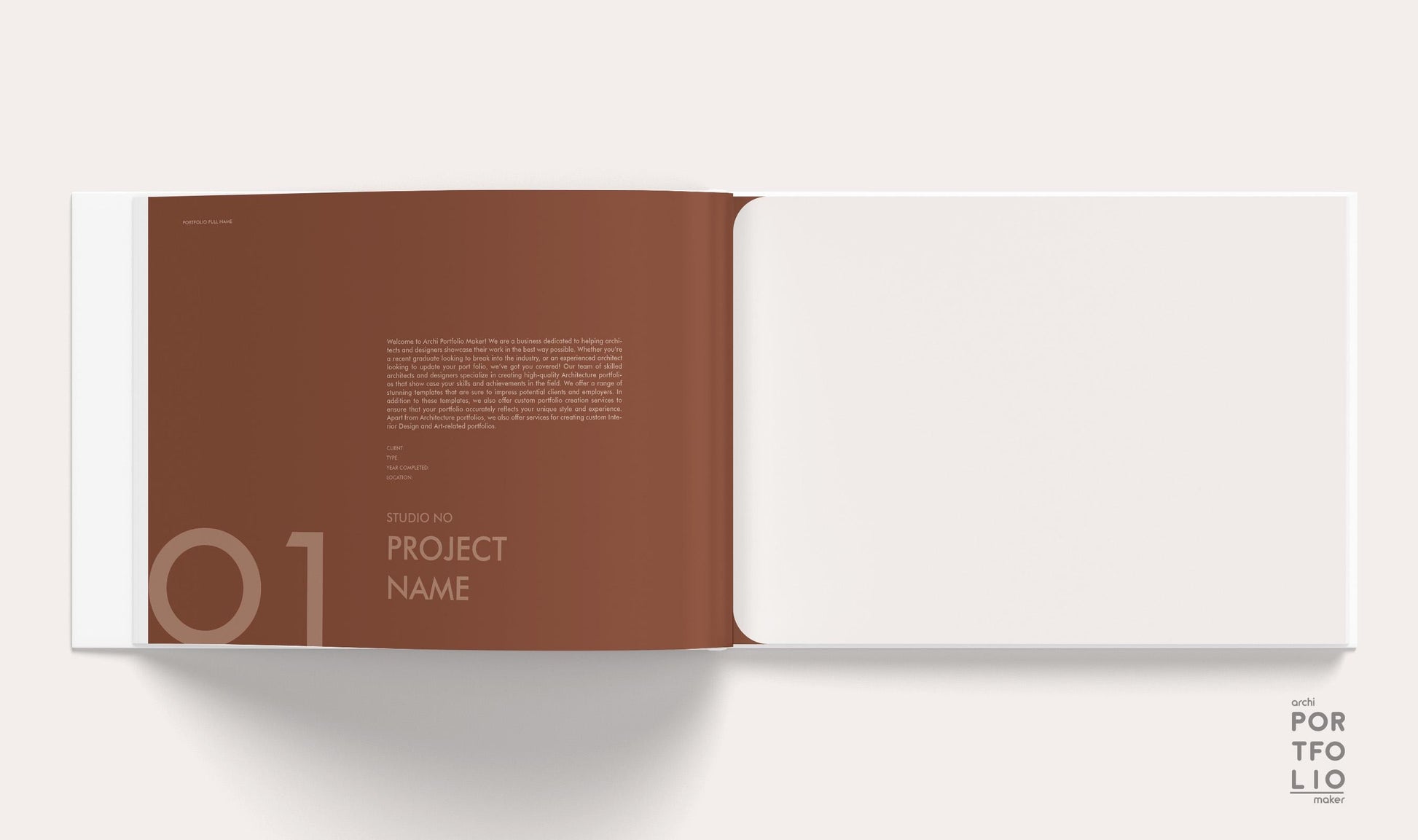 Architectural & Interior Design Portfolio Template 27