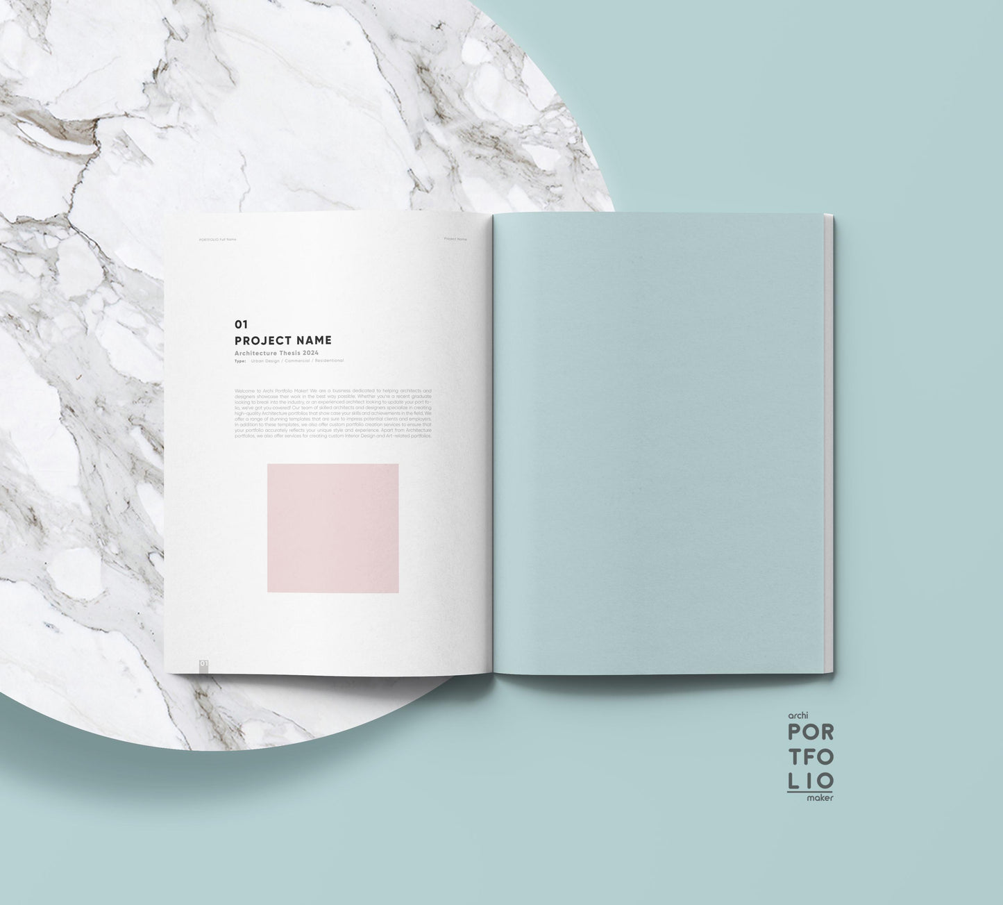 Architectural & Interior Design Portfolio Template 30