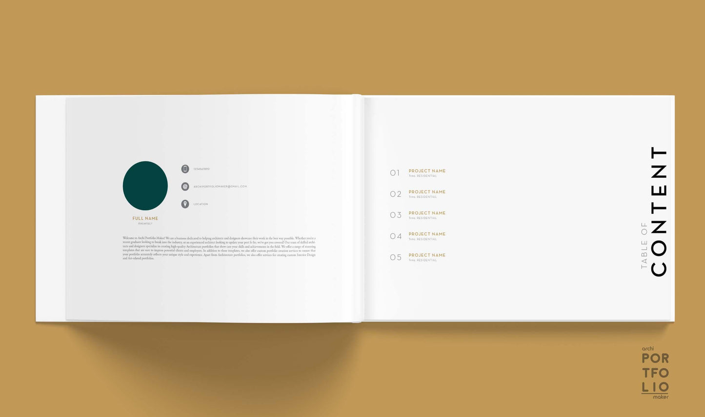 Architectural & Interior Design Portfolio Template 32
