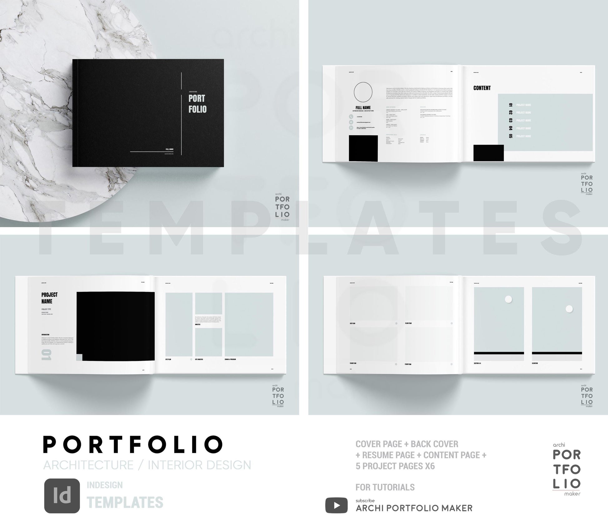 Architectural & Interior Design Portfolio Template 28