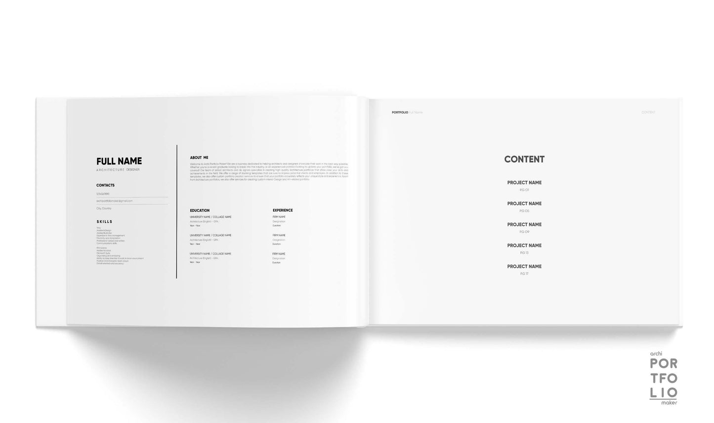 Architecture & Interior Design Portfolio Template 38