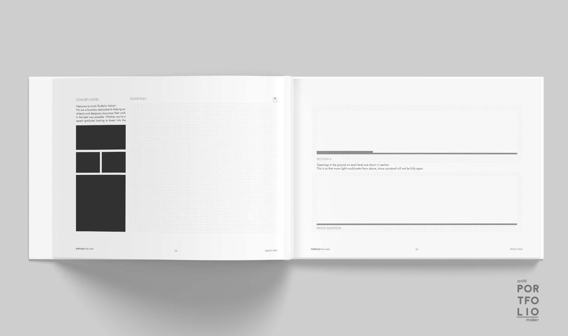 Architectural & Interior Design Presentation Report Template